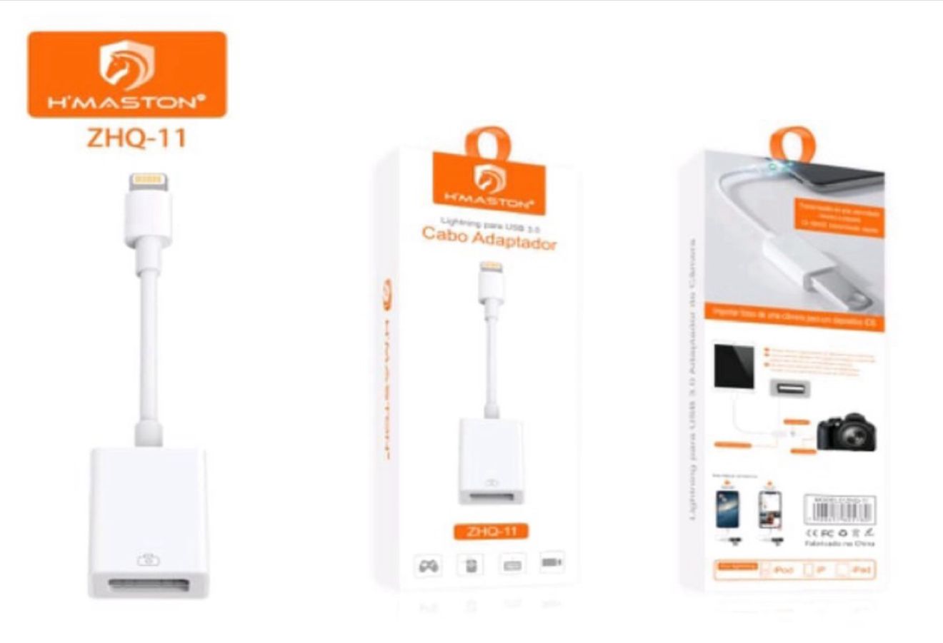Cabo OTG Lightning para iPhone