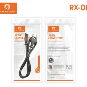 RX08 Conector Premium - Durável e Flexível para Dados e Energia