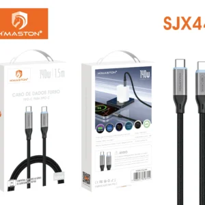 SJX44 Cabo USB-C 140W - Alta Durabilidade e Carga Rápida