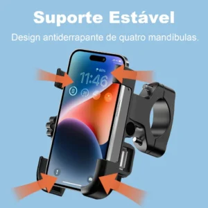 Alternative view of CJ108 Suporte Celular de Alumínio com Carregador USB