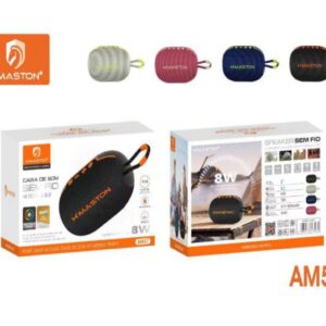 Alternative view of AM57 Caixa de Som Bluetooth IPX5 com RGB e FM