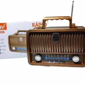 Rádio Am Fm Portatil Retro Bluetooth Vintage Antigo Usb P2 Altomex AD-8282