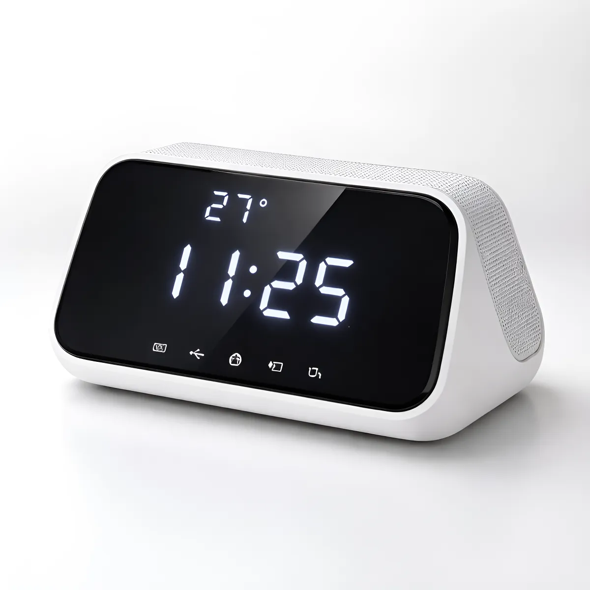 Mini Caixa Som A' Gold Sm-55 Bluetooth Rádio Relógio 15w Fm - Imagem 2