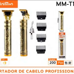 Máquina Cortar Cabelo Barba Aparador Pelos Recarregável