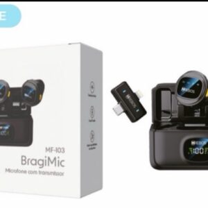 Microfone de Lapela Tipo C e IOS