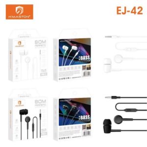 H'Maston EJ429 Fone de Ouvido com Microfone Integrado