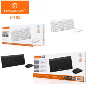 Kit Teclado e Mouse sem Fio Bluetooth HMaston JP102