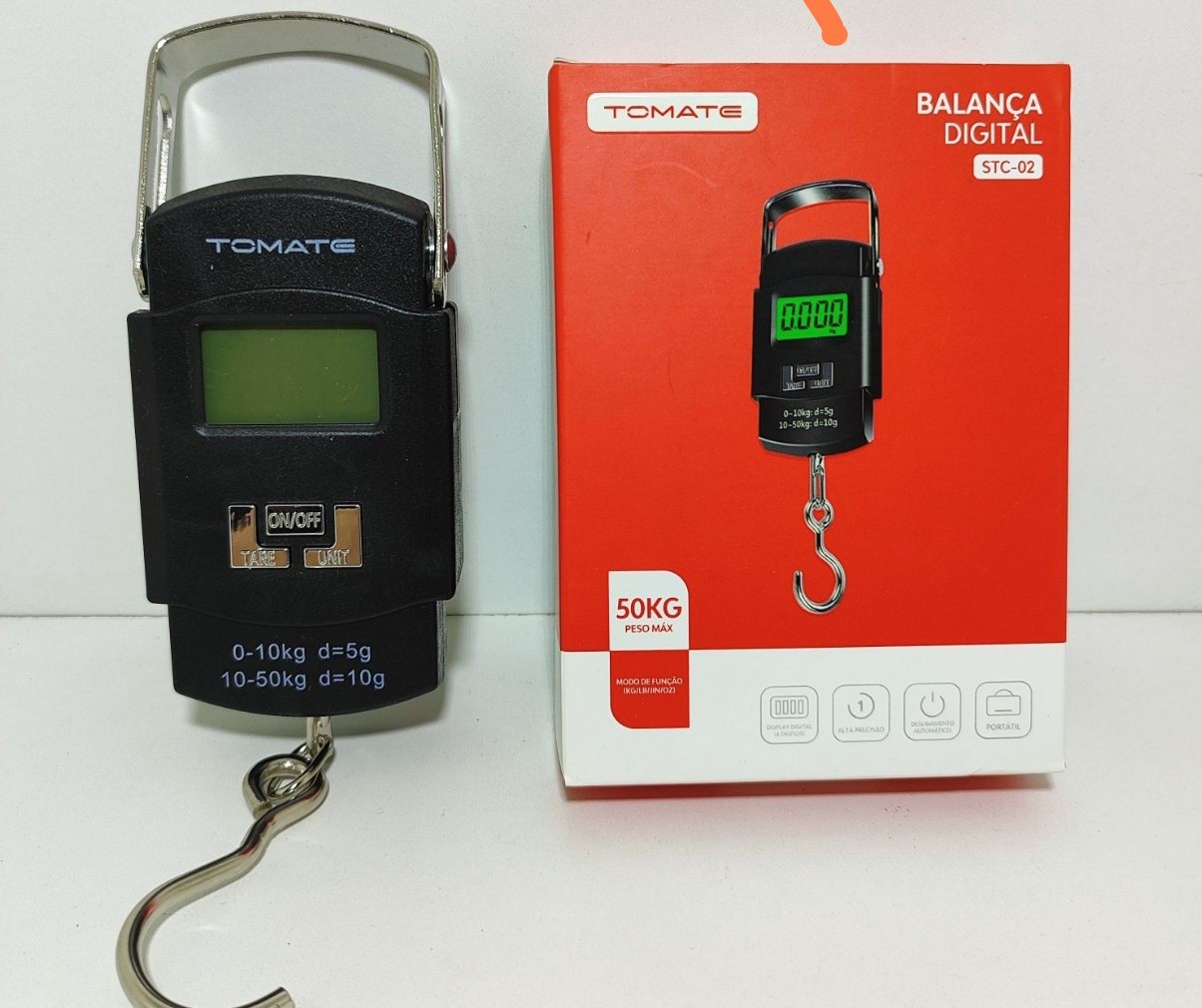 Balança Digital c/ Gancho 50KG STC-02 Tomate
