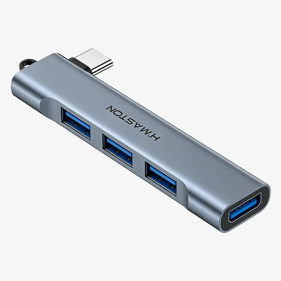 Hub USB Tipo C 4 em 1 - Praticidade e Portabilidade ZHQ20 - Imagem 2