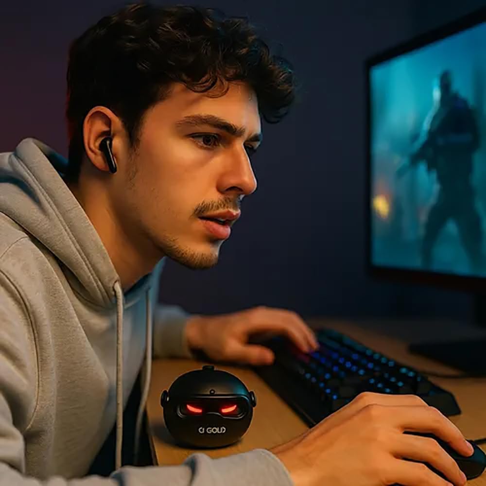 Fone Gamer, A’Gold FN-B48 TWS Bluetooth 5.4 - Imagem 3