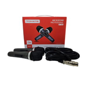 Microfone Duplo Profissional Tomate MT-1003