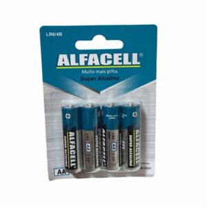 LR64B ALFACELL PILHA AA CARTELA 1.5V
