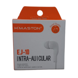 Fone Intra-auricular 3.5mm 1.2m H'Maston EJ10