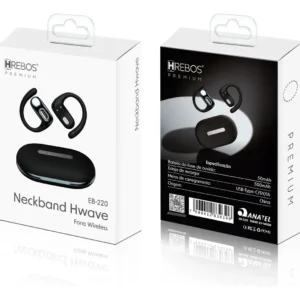 Fone de Ouvido Neckband Hwave Wireless HREBOS EB-220